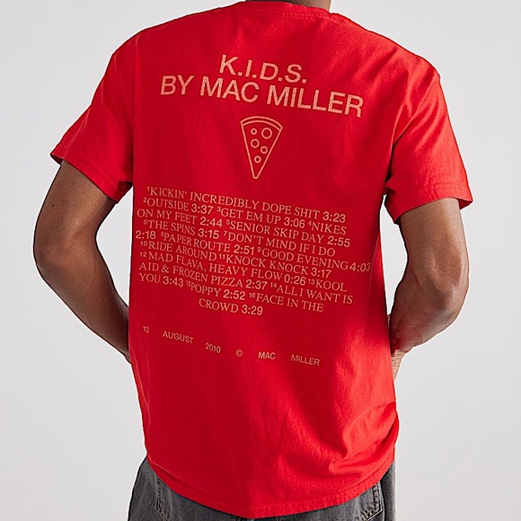 Urban Outfitters Other - Mac Miller K.I.D.S. Album Tracklist Graphic Tee